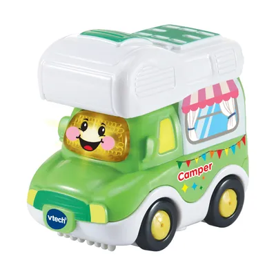 Productafbeelding van VTech Toet Toet Auto, Cas Camper, geschikt voor kinderen vanaf 1 jaar, met spraakfunctie, vereist batterijen (AAA), gemaakt van synthetisch materiaal, meerkleurig