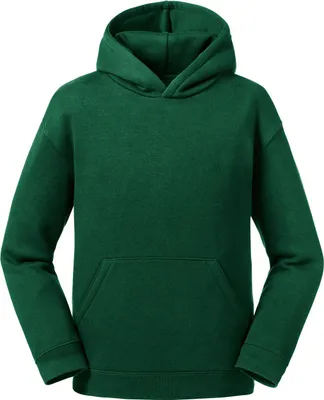 Image de Russell - Sweat-shirt à capuche "Authentic" pour enfants RW7534 (116) (Vert bouteille)