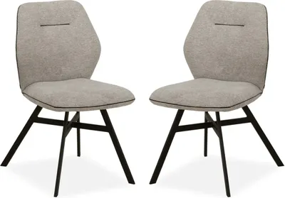 Imagen del producto de MX Sofá, silla para comedor Jaimie – Dolphin (juego de 2 unidades)