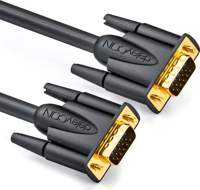Produktbild von deleyCON MK1751, 1 m, VGA (D-Sub), VGA (D-Sub), Männlich, Männlich, Schwarz