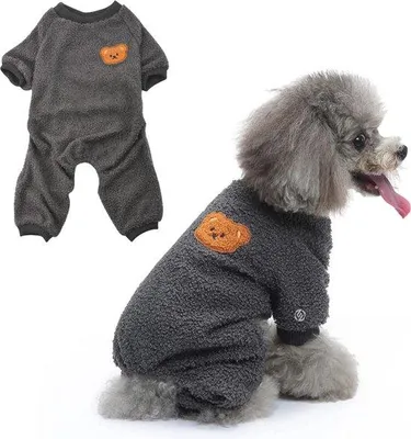 Produktbild von Hundepyjama - Kleidung für Hunde - Weich und Warm