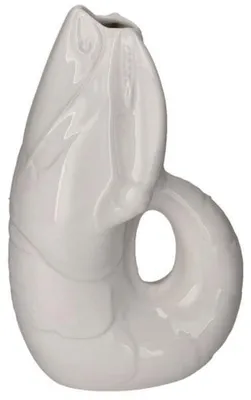 Zdjęcie produktu dla Wazon "Madame Crevette Hummer Weiß" firmy Gift Company (32 cm)