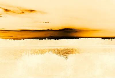 Produktbild von Tadessi Fototapete | Landschaft | 4.00 m x 2.70 m | Orange | Schwarz | Wandbild | Digitaldruck
