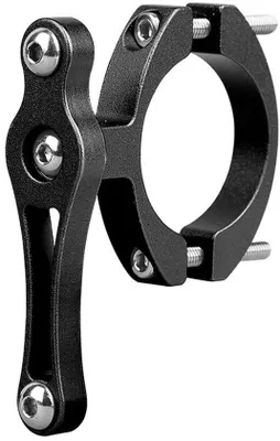 Image de Porte-bidon en aluminium pour vélo - Porte-bidon pour vélo - Support pour vélo - Accessoire pour vélo - Noir - Alliage d'aluminium