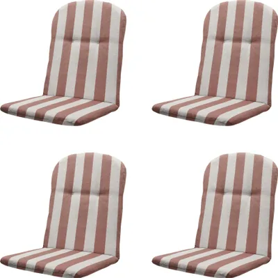 Produktbild von Madison – Hochlehnendes Amora-Sesselkissen – Braun – 96 x 45 x 3,5 cm – 4er-Set