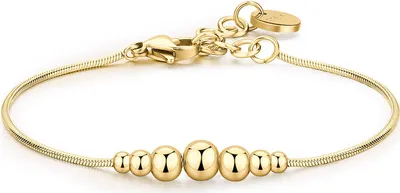 Produktbild von Vergoldetes Armband mit Perlen Perfect BPC16