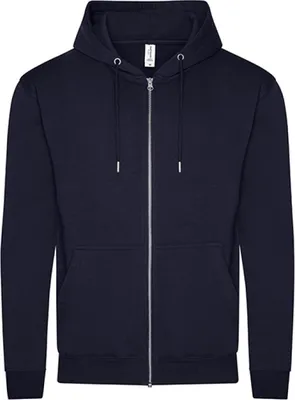 Produktbild von Just Hoods JH250 | Organic Zoodie Baumwolle / recycelter Polyester - Farbe: New French Navy - Größe: XXL