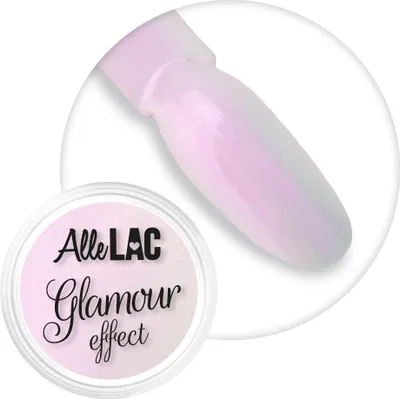 Obrázek produktu pro Glamour Effect AlleLac Purple Nail Powder 1 g č. 4