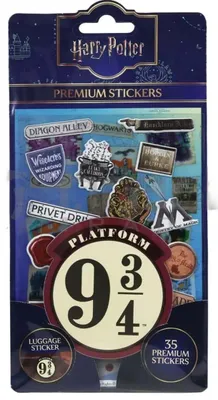Obrázek produktu pro Sada prémiových nálepek Harry Potter - sada 35 oficiálních nálepek