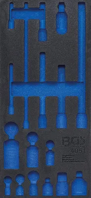 Produktbild von 1 | Werkstattwageneinlage 1/3 | leer | für Art. 4051