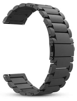 Obrázok produktu pre Techsuit - Watchband 18mm (W010) remienok pre Huawei Watch GT 4 (41 mm) / W1 / Honor Watch S1 / Garmin Venu 2S / Vivoactive 4S – čierny