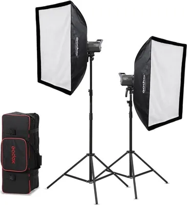 Obrázok produktu pre Sada 2 svetiel Godox Litemons LA200D Daylight LED K2 s príslušenstvom