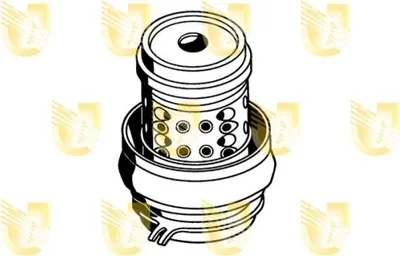 Produktbild von UNIGOM Motorlager Gummimetalllager Vorne für VW GOLF III (1H1) 396814