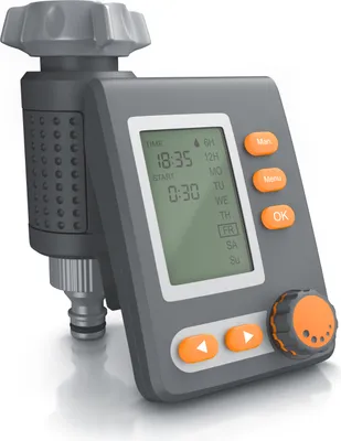 Produktbild von Brandson - Bewässerungscomputer digital mit Display - Wasserzeitschaltuhr - Bewässerungssteuerung - Bewässerungssystem – Bewässerungsprogramm 1 – 240 Minuten – Bewässerung 6h / 12h / tageweise