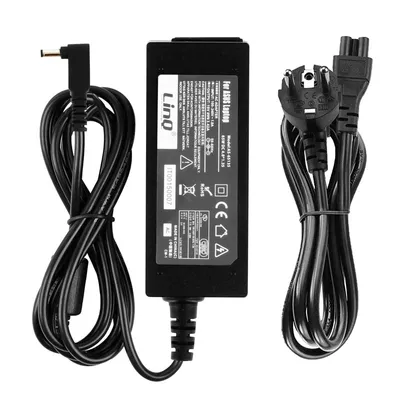 Image de AS-65135 Adaptateur secteur pour ordinateur portable 65W/19V 3.42A 4.0*1.35 mm mâle by LinQ - Noir