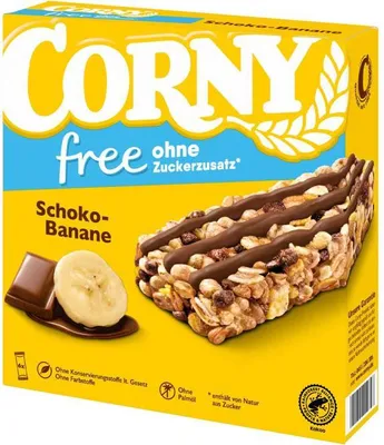Produktbild von Corny free Schoko-Banane 6x20g