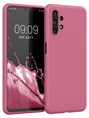 Produktbild von kwmobile Handyhülle für Samsung Galaxy A13 4G Hülle - TPU Case - Kabelloses Laden - Schutzhülle Cover in Dark Rose