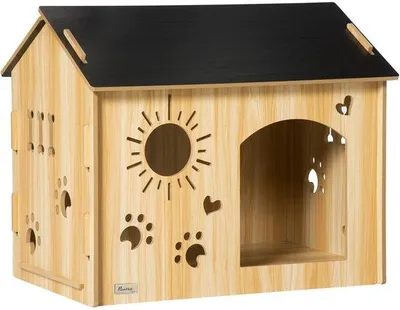Obrázek produktu pro psí bouda s větráním a vyvýšenou podlahou – 69 x 50 x 59 cm