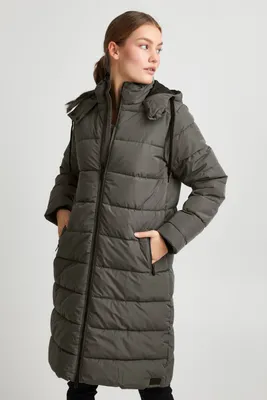 Produktbild von OXMO OXSoliana Damen Steppmantel Wintermantel Winterjacke gefüttert