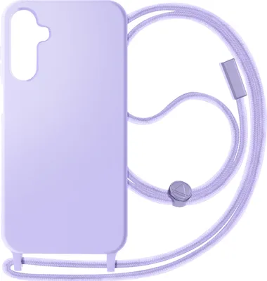 Immagine prodotto di Avizar, custodia a catena per Samsung Galaxy A15 da 80 cm, viola chiaro