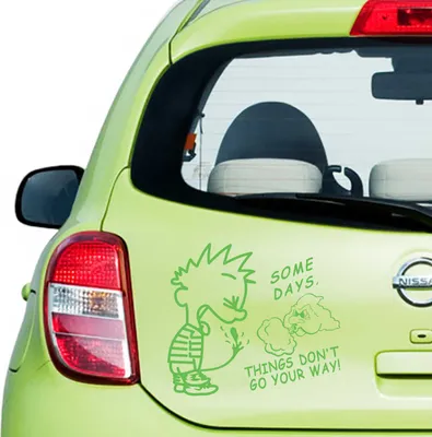 Produktbild von Aufkleber - Autoaufkleber "Piss Boy" 30cm x 33cm lindgrün - Tuning Carystyling Heckscheibe Auto