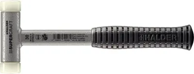 Produktbild von Halder Schonhammer Durchmesser 30mm 580g Supercraft rückschlagfrei Nylon weiß - 3377030