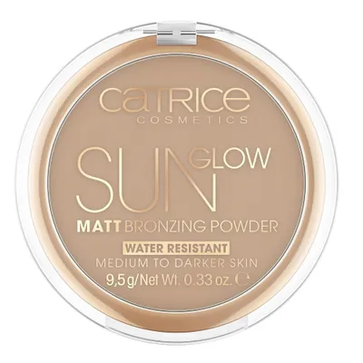 Zdjęcie produktu dla CATRICE Sun Glow Matt Bronzing, 9,5 g, Odcień medium skin, Universal Bronze, Neutralny, Puder, Twarz