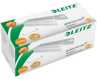 Produktbild von Leitz Heftklammer e2 55690000 für 5533 24/6 verzinkt 2.500 St./Pack.