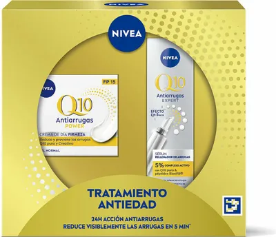 Image de NIVEA Q10 Anti-Aging Treatment Set - 2 Pcs Firmness Cream & Serum