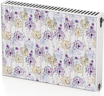 Produktbild von Löwenzahn – Magnetische Heizkörperabdeckung – 80x60 cm – Magnet Heizkörperabdeckung – 3D Würfel – Heizkörperverkleidung – Magnetische Wandverkleidung – Wetterfest