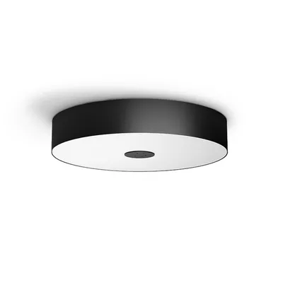 Produktbild von Philips Hue White ambience Deckenleuchte Fair, Intelligente Deckenbeleuchtung, Bluetooth, Schwarz, LED, Glas, Nicht austauschbare(s) Leuchtmittel