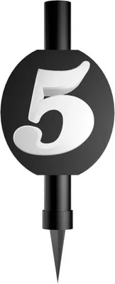 Obrázok produktu pre Tortová fontána, číslo 5, 12 cm