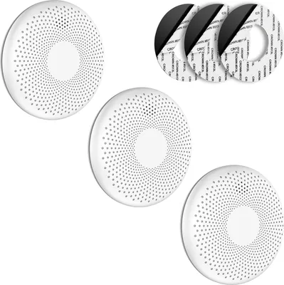 Produktbild von SAVS CS11 Kombinierter Rauch und CO Melder 3er-Pack – 10 Jahre Batterie – Extra dünnes Design – Kein LED-Licht – Montage ohne Bohren