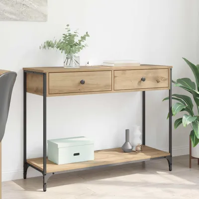 Immagine prodotto di vidaXL Consolle Artisan in rovere 100 x 34,5 x 75 cm Materiale a base di legno