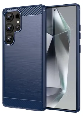 Image de Carbon Case Pour Samsung Galaxy S25 Ultra - Bleu