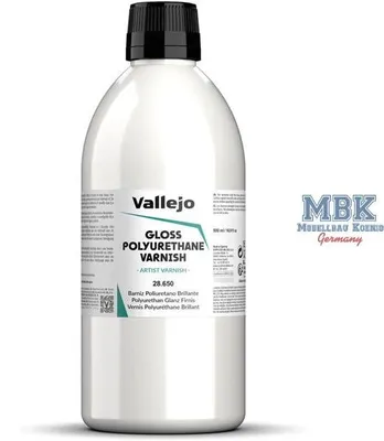 Productafbeelding van Vallejo VA28650 Glanzende polyurethaanvernis, 500 ml