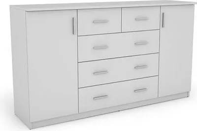 Produktbild von Meblast | Kommode 160 cm | Weiß - Geräumig, Modern, Vielseitig