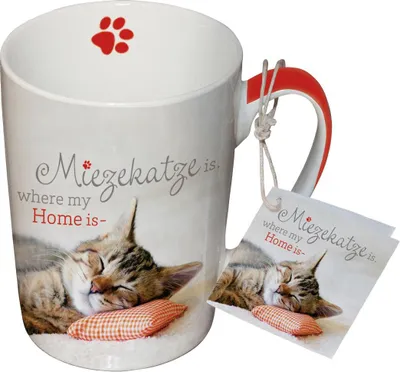 Produktbild von PPD Mug Mietzekatze, Henkelbecher, Kaffeebecher, Becher, Tasse, New Bone China, 250 ml, 551208