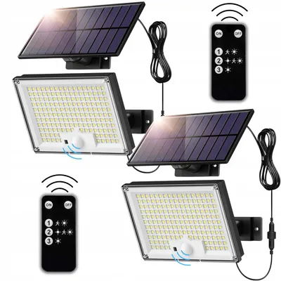 Produktbild von ARSA GO LED Solarlampe 300W mit Bewegungssensor für Garten