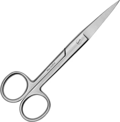 Produktbild von Feine Schere - Allzweckschere - Kleine Schere mit gerader Schneide - spitz/spitz