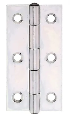 Image de Alberts 849979 Charnière, étroite, galvanisée sendzimir, 70 x 35,4 mm, set de 20 pièces