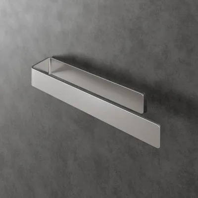 Image de Porte-serviettes en acier inoxydable autocollant, 22 cm