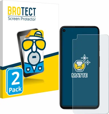 Produktbild von 2x BROTECT Schutzfolie für Google Pixel 4a 5G Displayschutz Displayschutzfolie Folie Matt Entspiegelungsfolie