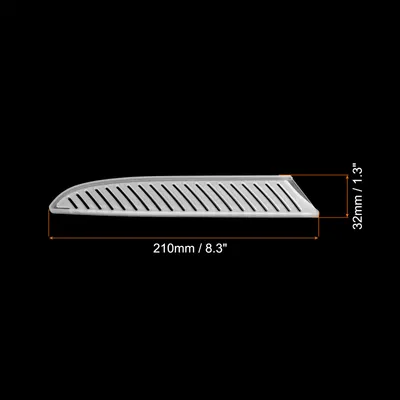 Produktbild von 2 Stš¹ck 210x32x2mm Messerschutzhš¹lle fš¹r 203mm/8" Messer Klinge, Universal Messerscheide aus PP Kunststoff Klingenschutz Messerhš¹lle fš¹r Kochmesser Kš¹chenmesser Set, Wei?