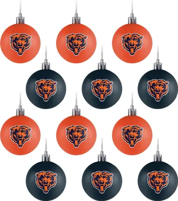 Produktbild von Chicago Bears 12er Set XMAS NFL Weihnachtskugeln