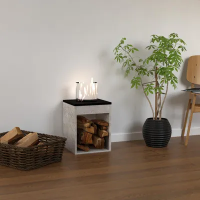 Produktbild von GLOW FIRE Ethanol Kamin 'Emma Concept S' | Ethanolkamin mit 4 Std. Brenndauer und 2 KW Heizleistung | BxHxT: 32x40x32 cm