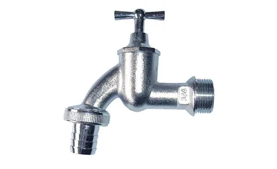 Produktbild von Auslaufventil Messing, vernickelt 3/4";Auslaufventil Messing, vernickelt 3/4""