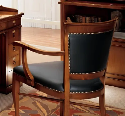 Zdjęcie produktu dla Krzesło z podłokietnikiem krzesło do jadalni drewniane krzesła do jadalni krzesło art deco