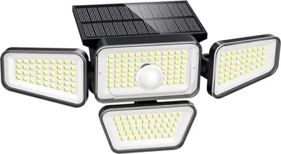 Zdjęcie produktu dla 270LED Solar Powered LED Wall Light PIR Motion Sensor Lights Zewnętrzna wodoodporna lampa ogrodowa Night Light 3 tryby światła do ogrodu Patio Yard Fence Landscape Courtyard