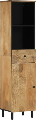Obrázek produktu pro Koupelnová skříňka 38 x 33 x 160 cm masivní mangovníkové dřevo